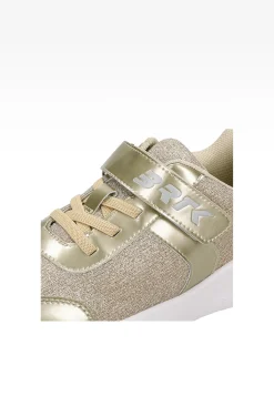 BARTEK złote sportowe sneakersy dla dziewczynki 87005-18