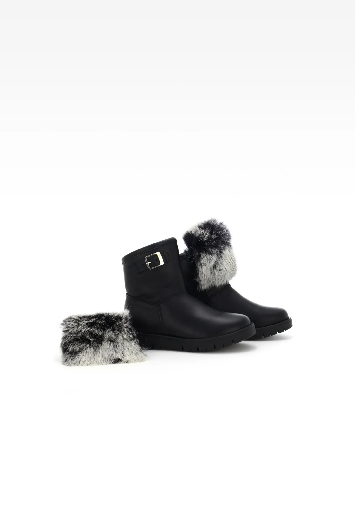 Botki BARTEK T-27406/SZ/N2 II, dla dziewcząt, czarny
