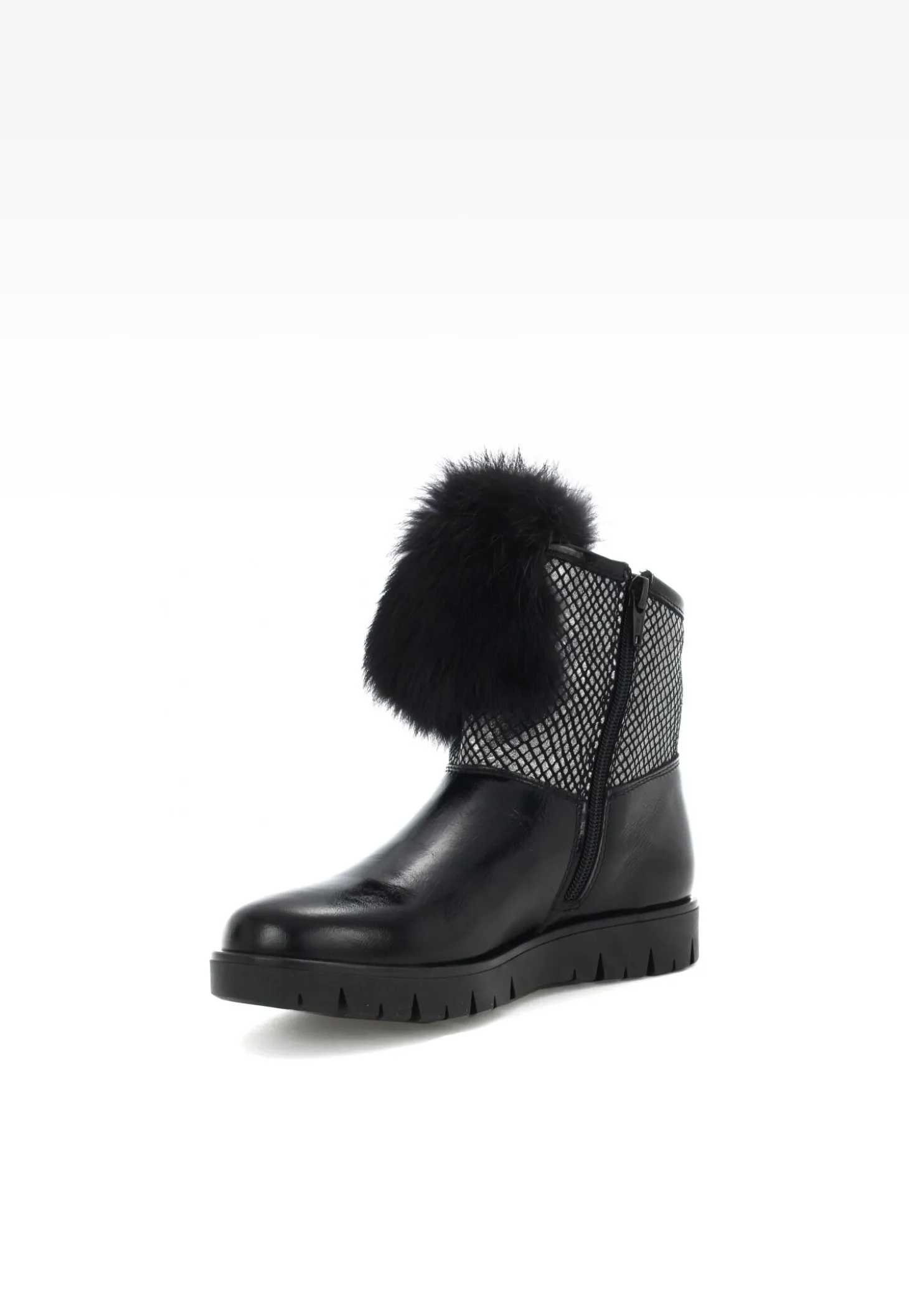 Botki BARTEK T-24406/SZ/1R7, dla dziewcząt, czarny