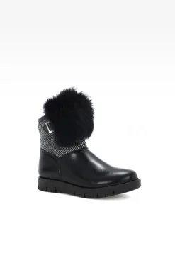 Botki BARTEK T-27406/SZ/1R7, dla dziewcząt, czarny