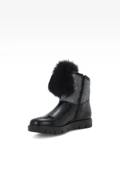 Botki BARTEK T-27406/SZ/1R7, dla dziewcząt, czarny