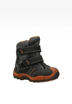 Czarne chłopięce trzewiki z ociepleniem BARTEK T-61232/P17