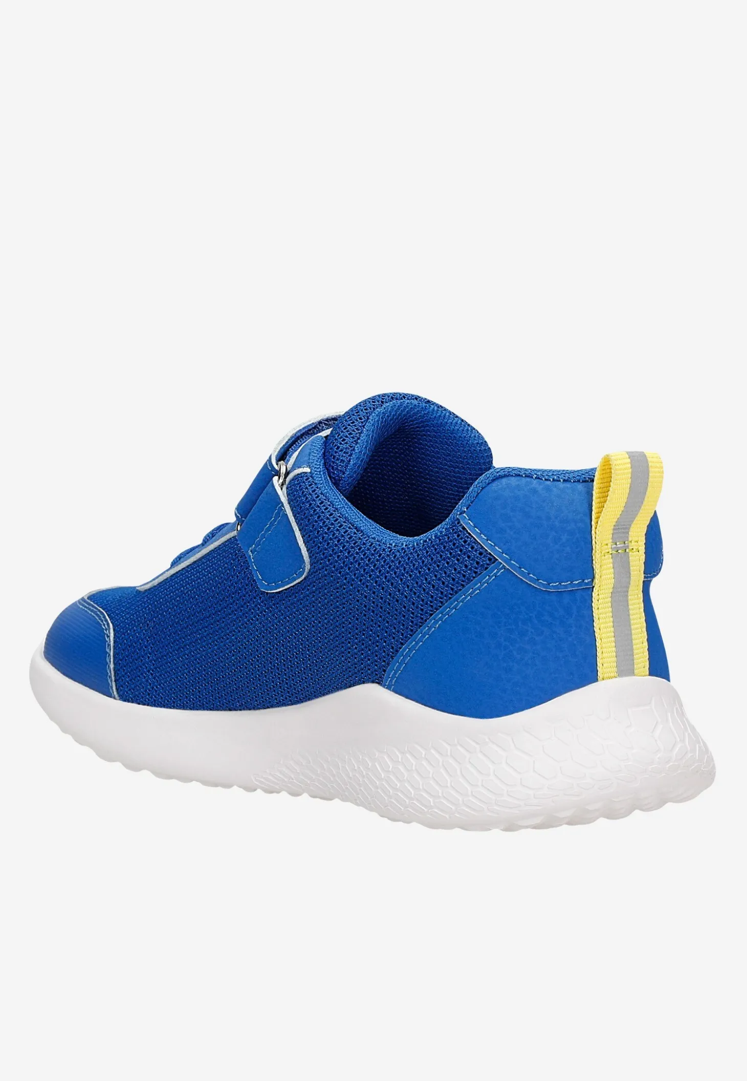 Niebieskie sneakersy BARTEK z żółtą błyskawicą 87006-16