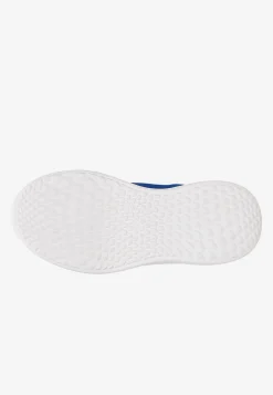Niebieskie sneakersy BARTEK z żółtą błyskawicą 87006-16