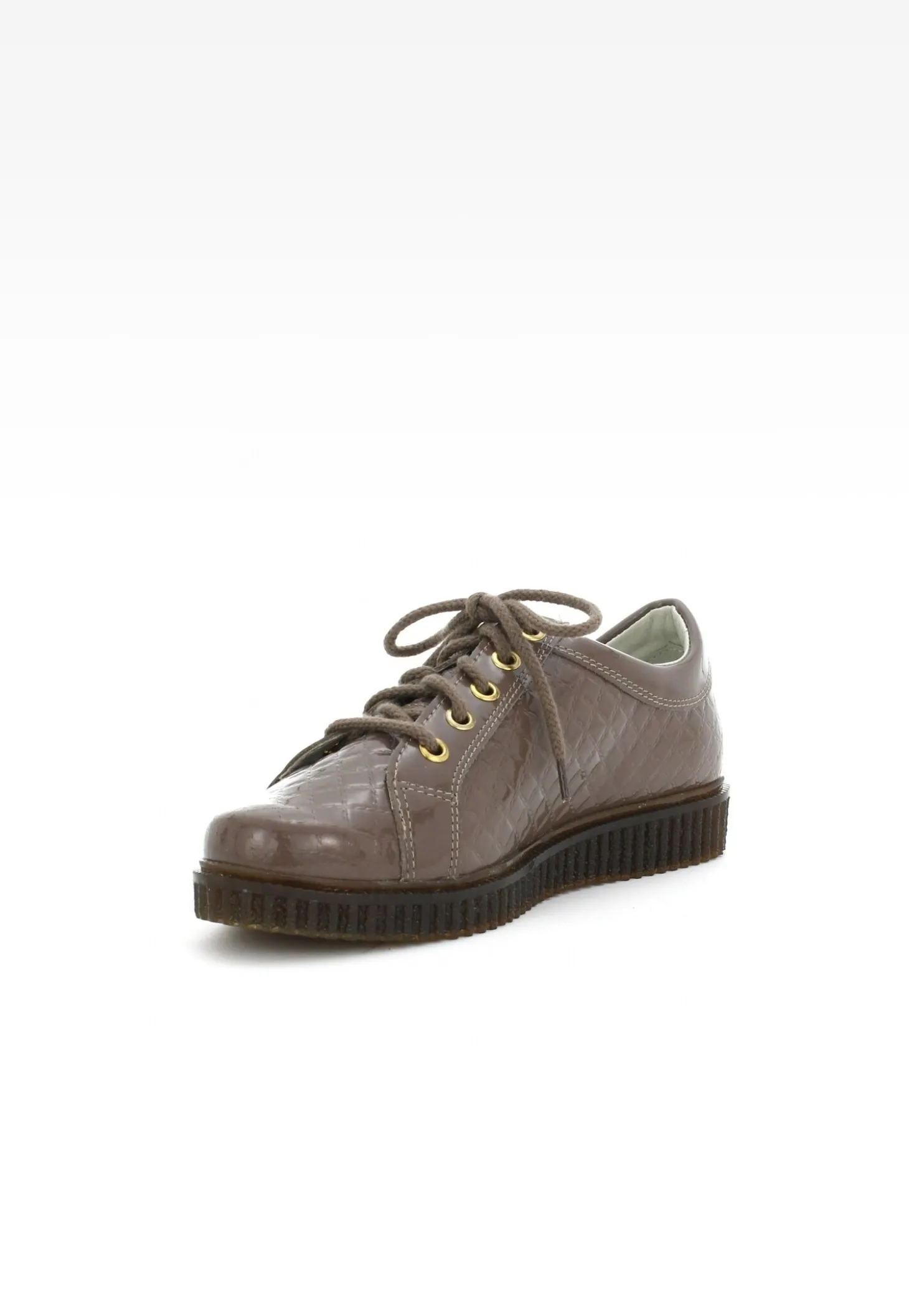 Półbuty BARTEK W-98618/SZ/1HJ, dla dziewcząt, kawa z mlekiem