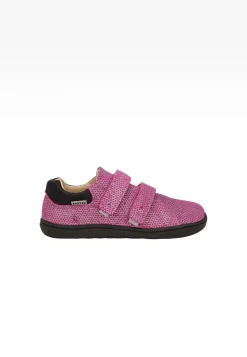 Różowe półbuty barefoot z mieniącym się wzorem BARTEK 83005-65