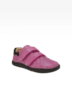 Różowe półbuty barefoot z mieniącym się wzorem BARTEK 83005-65