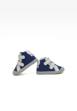 Sneakers BARTEK 11384023, dla chłopców, niebiesko-szary