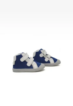 Sneakers BARTEK 11384023, dla chłopców, niebiesko-szary