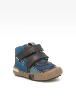 Sneakers BARTEK 91756-022, dla chłopców, niebiesko-brązowy