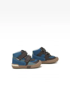 Sneakers BARTEK 91756-022, dla chłopców, niebiesko-brązowy