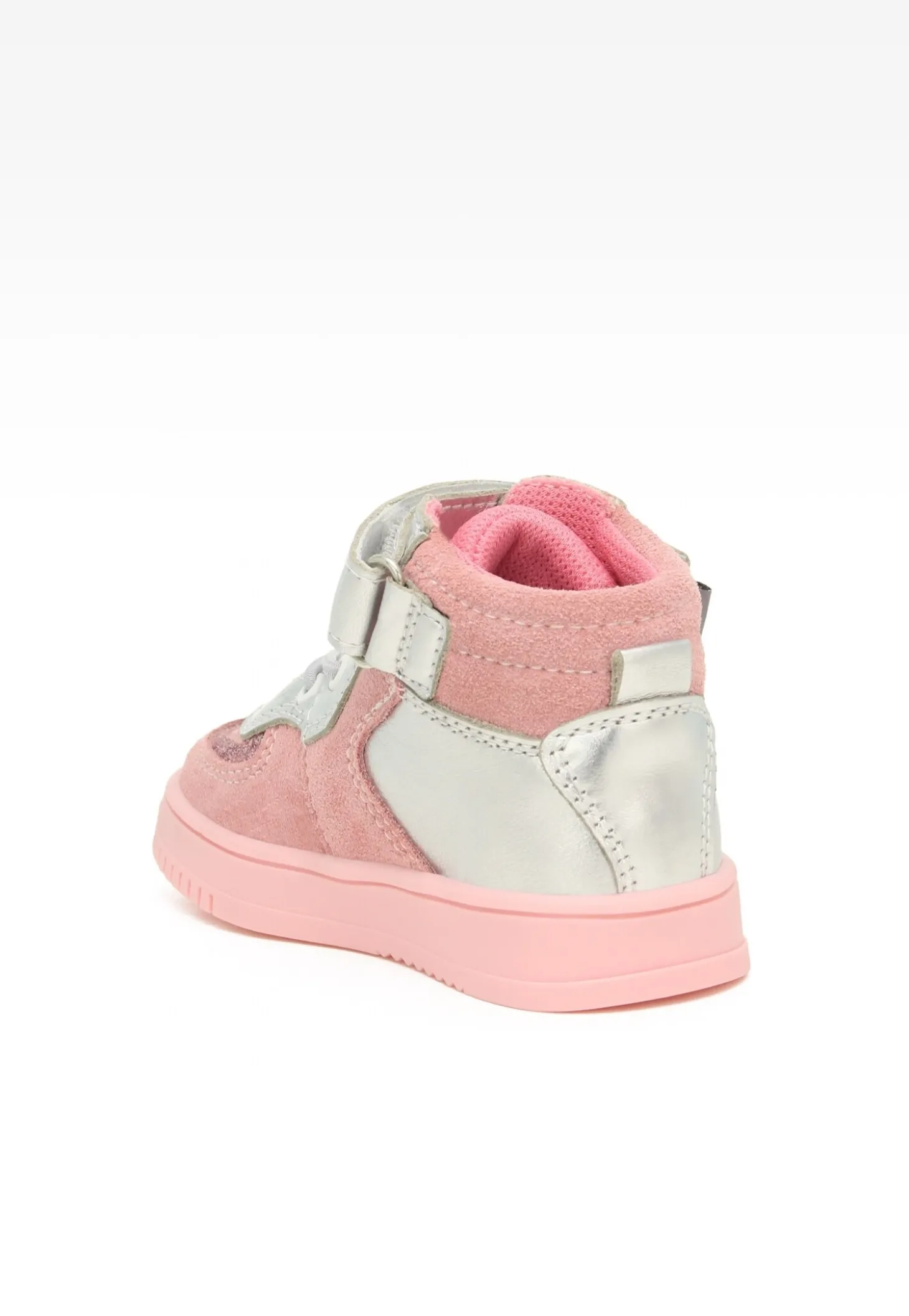 Sneakers BARTEK 11583007, dla dziewcząt, różowo-srebrny