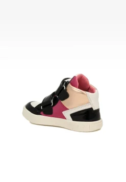 Sneakers BARTEK 27414-023, dla dziewcząt, biało-czarny