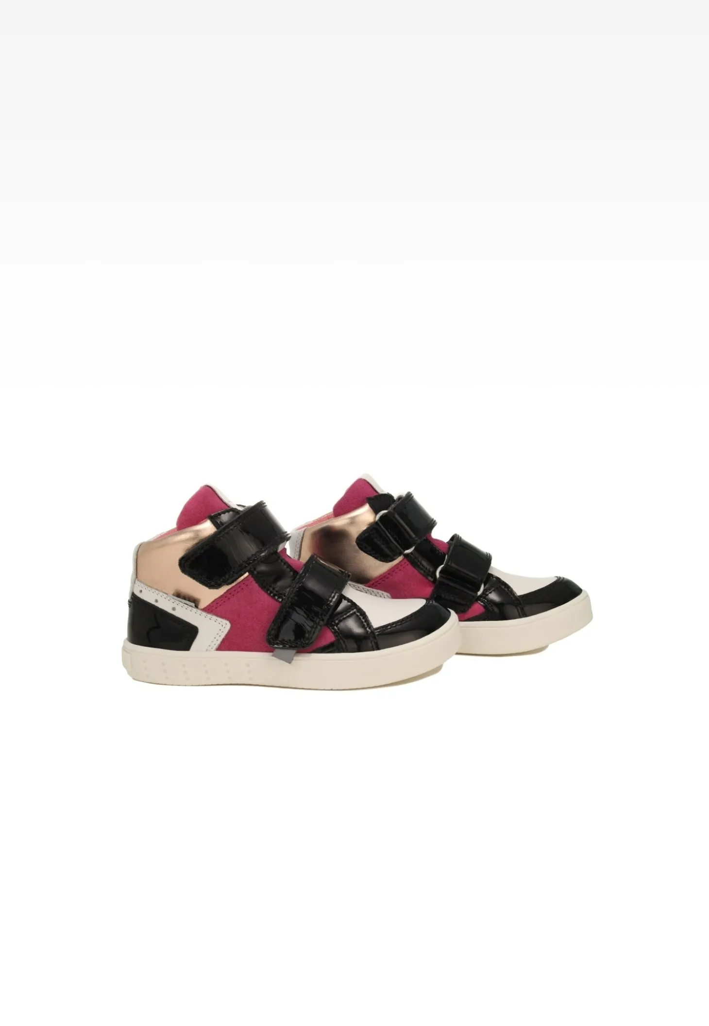 Sneakers BARTEK 27414-023, dla dziewcząt, biało-czarny