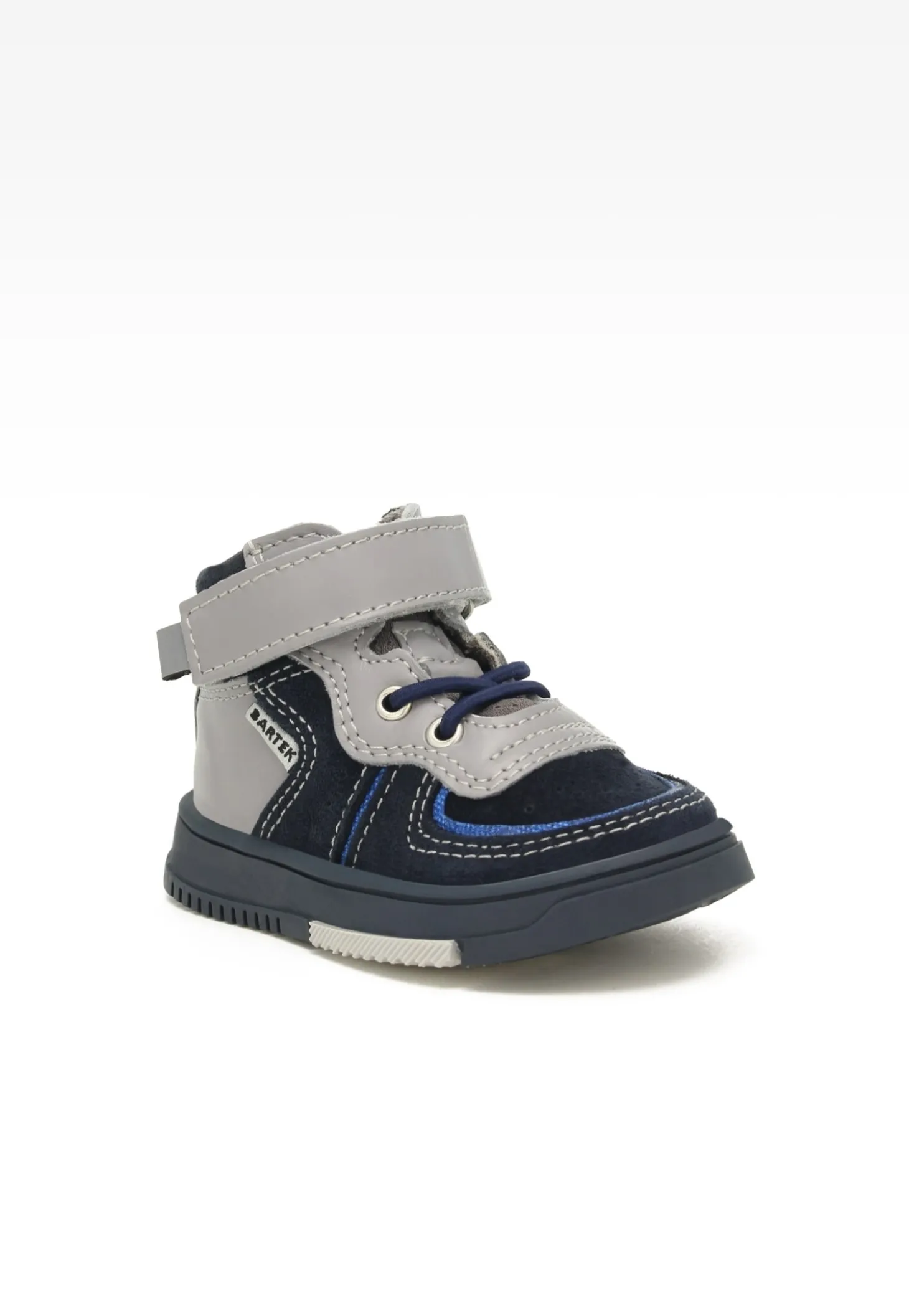 Sneakers BARTEK 11583001, granatowo-szary