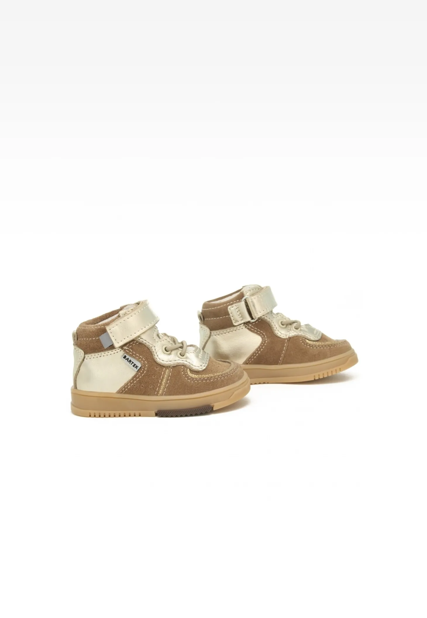 Sneakers BARTEK 11583004 II, beżowo-złoty