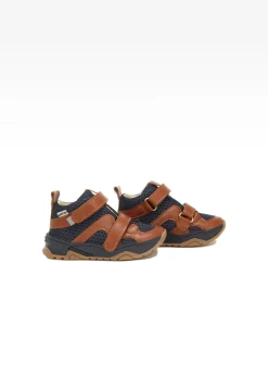 Sneakers BARTEK 11711005 II, dla chłopców, granatowo-brązowy