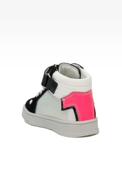 Sneakers BARTEK 11577012 ll, dla dziewcząt, biało-czarny