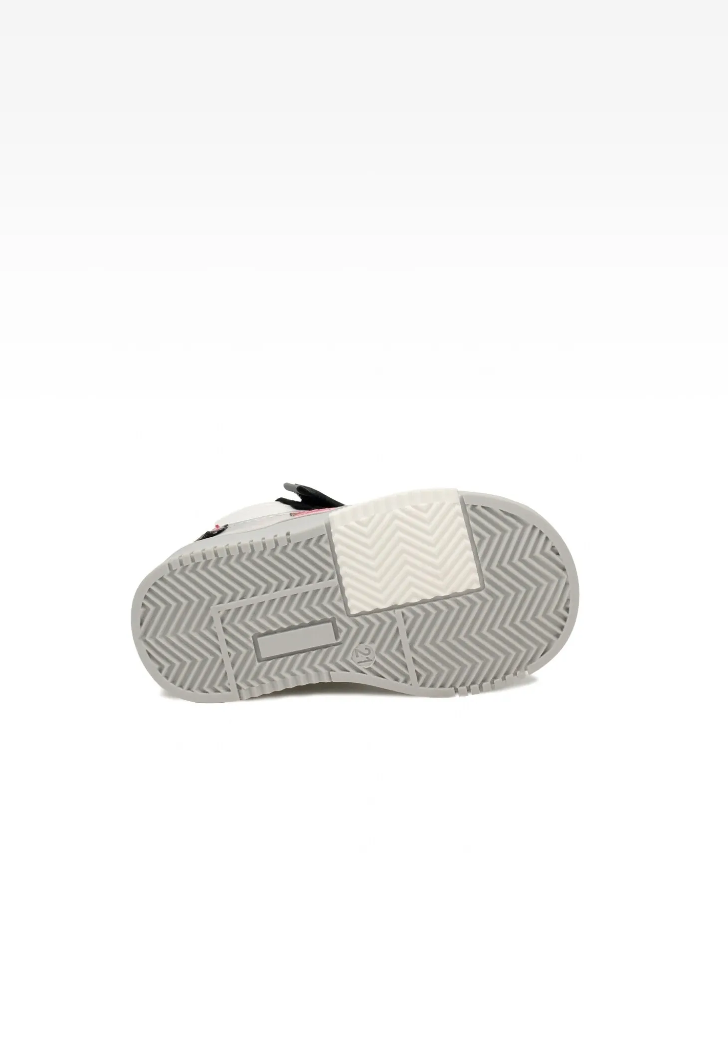 Sneakers BARTEK 11577012 ll, dla dziewcząt, biało-czarny