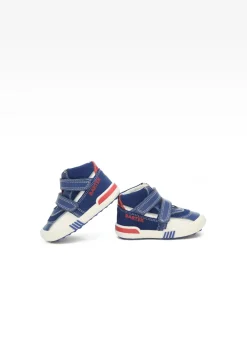 Sneakers BARTEK 91756-003, niebiesko-biały