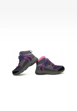 Trzewiki ocieplane BARTEK 17608007, dla dziewcząt, fioletowo-czarny